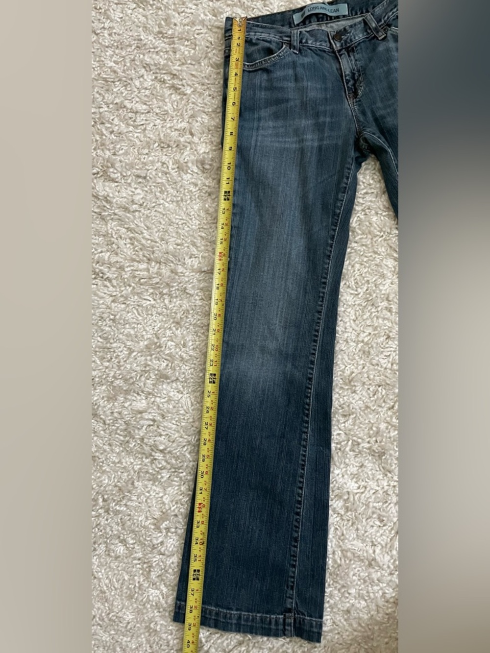 Vintage GAP Long and Lean Stretch Dark Wash, Boot Cut Women's Jeans - Picture 11 of 11